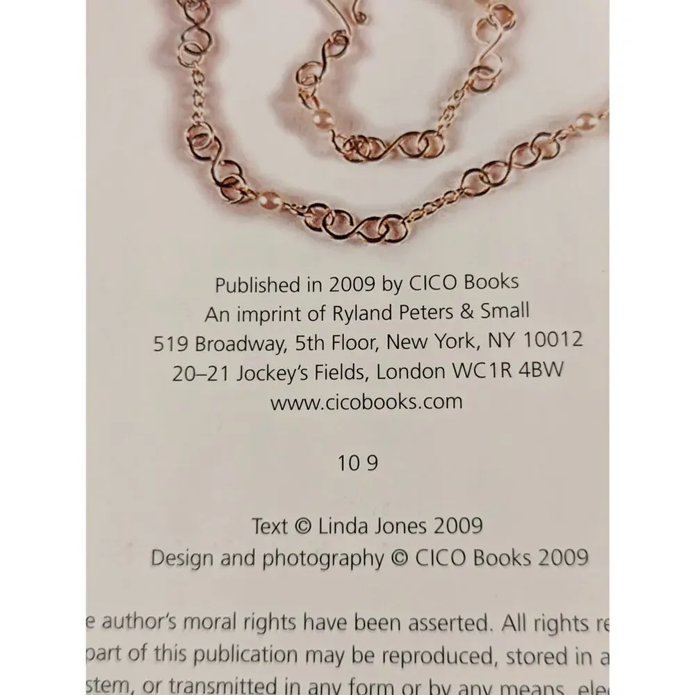 The Complete Guide to Wire & Beaded Jewelry by Linda Jones Softcover Craft Book